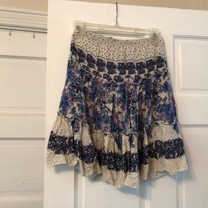 Aryeh flowered short skirt size small